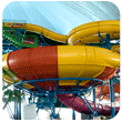 Plunge Bowl high above the Waterpark