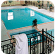 Indoor pool at the Crowne Plaza Niagara Falls-Fallsview