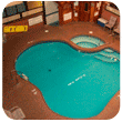 Gorgeous indoor pool and whirlpool