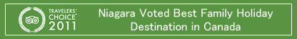 Niagara Falls Voted Best Family Holiday Destination in Canada